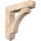 Ekena Millwork Legacy Arts and Crafts Smooth Bracket w/ Offset Brace, Douglas Fir, 7 1/2"W x 32"D x 32"H BKT0806X32X32LEC03SDF - alternate 1